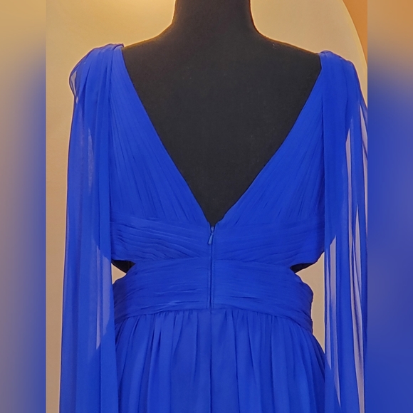 Aidan Mattox Royal Blue Special Ocassion Dress S-12 - Picture 7 of 10